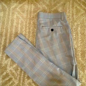 TOPMAN Skinny Stretch Plaid Chino